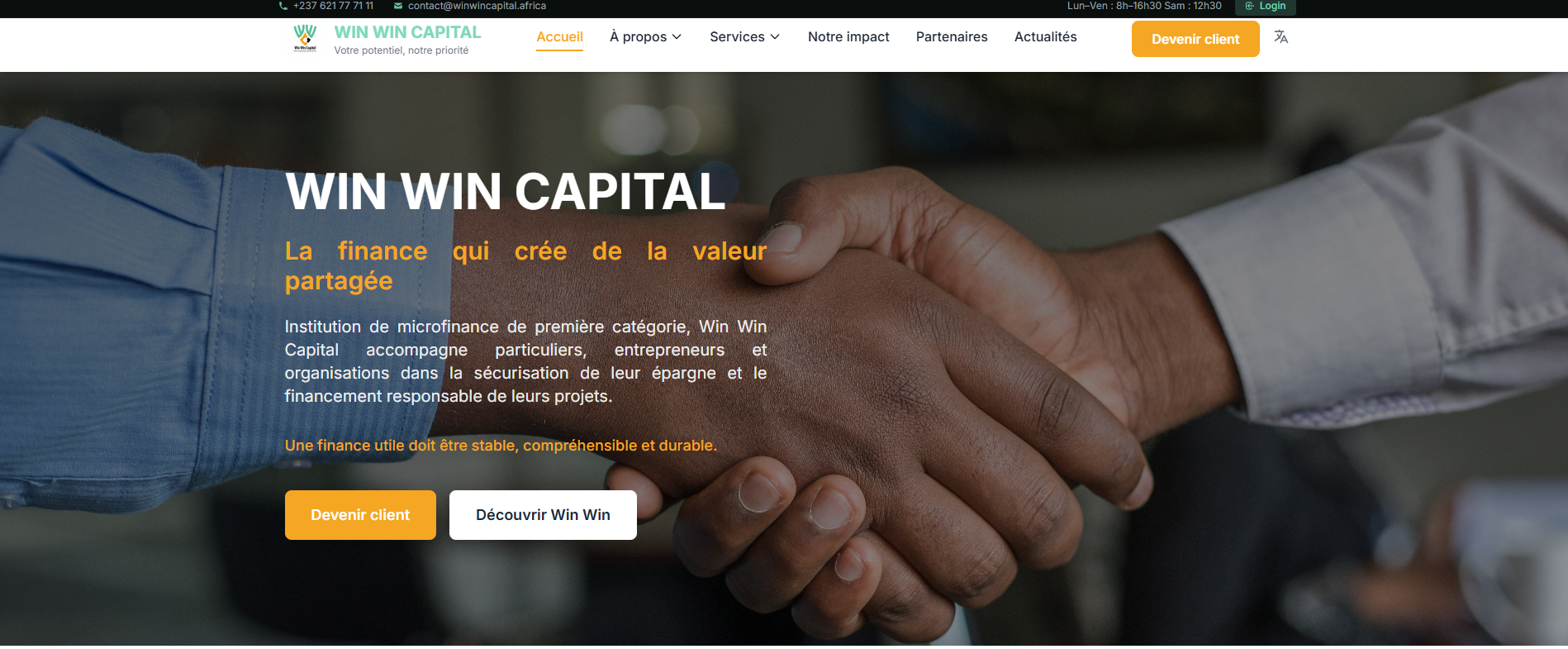 Site Vitrine WinWin Capital